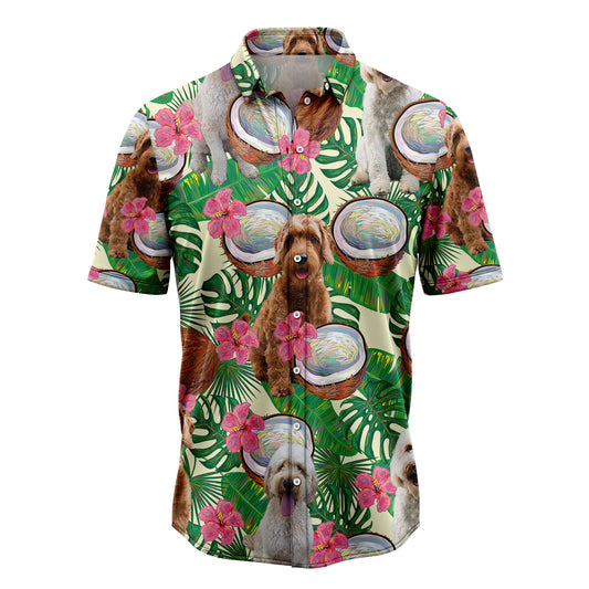 Goldendoodle  Tropical Coconut G5731 Hawaiian Shirt