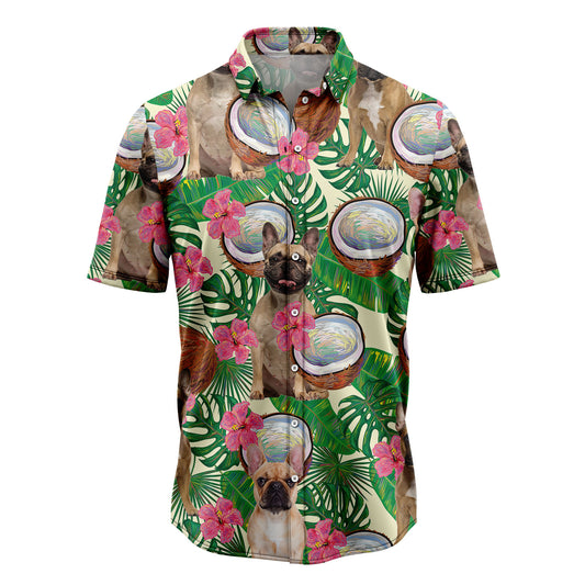 French Bulldog Tropical Coconut G5731 Hawaiian Shirt