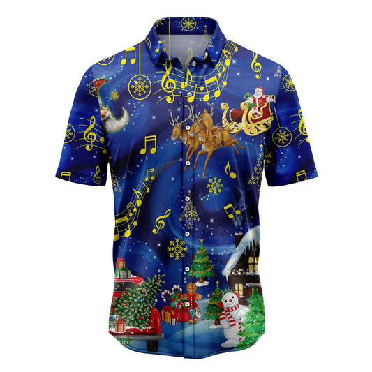 Blue Christmas Sky G51211 Hawaiian Shirt