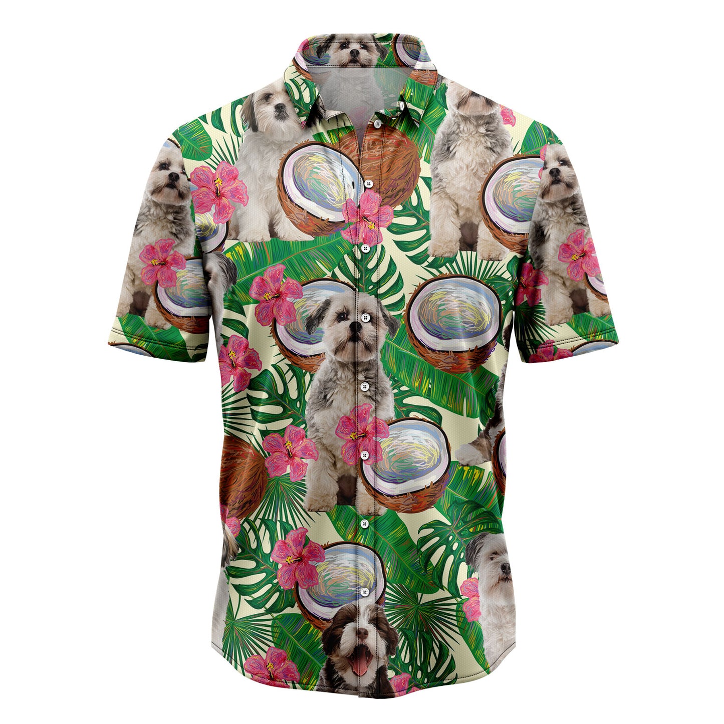 Shih Tzu Tropical Coconut G5731 Hawaiian Shirt