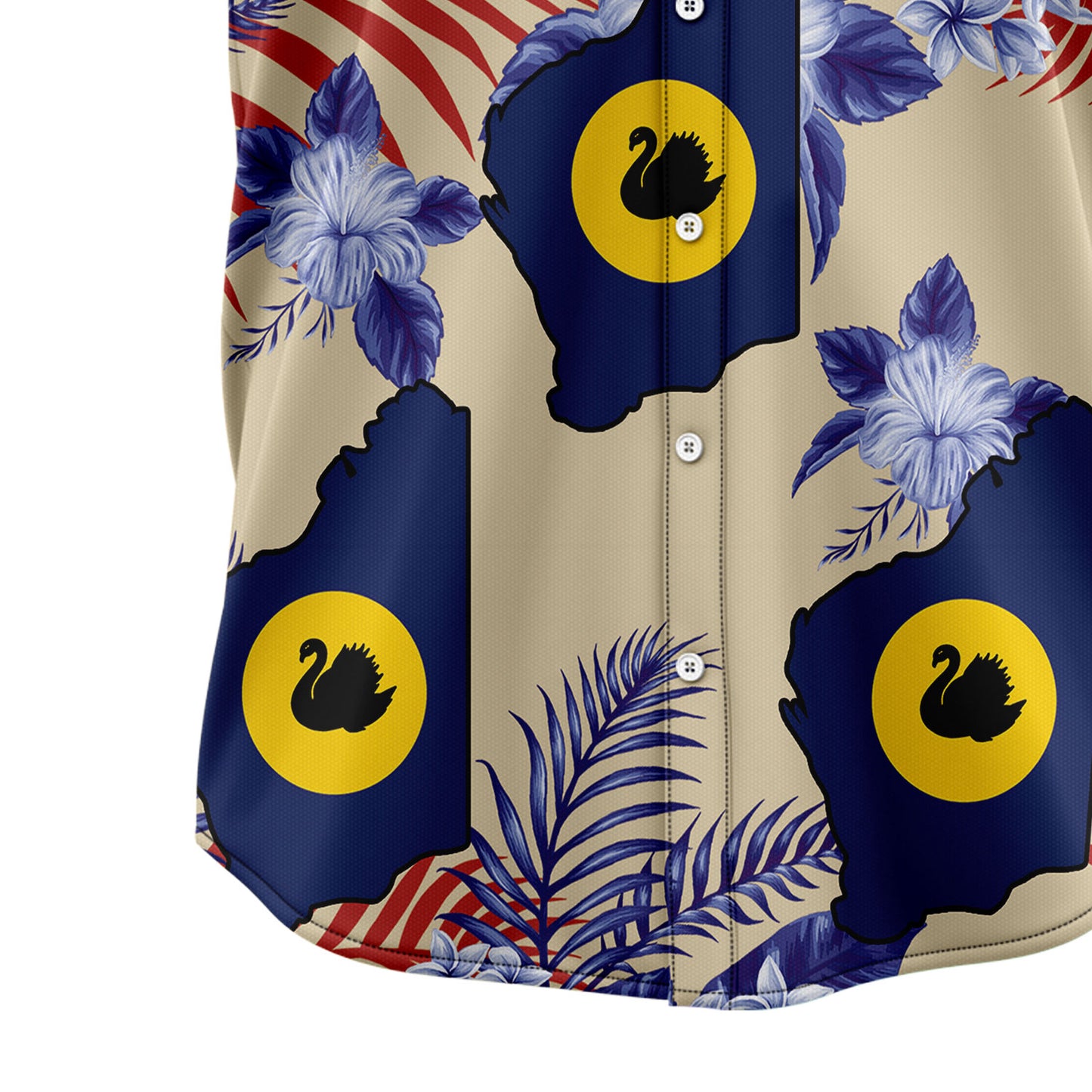 Western Australia Proud H8925 Hawaiian Shirt