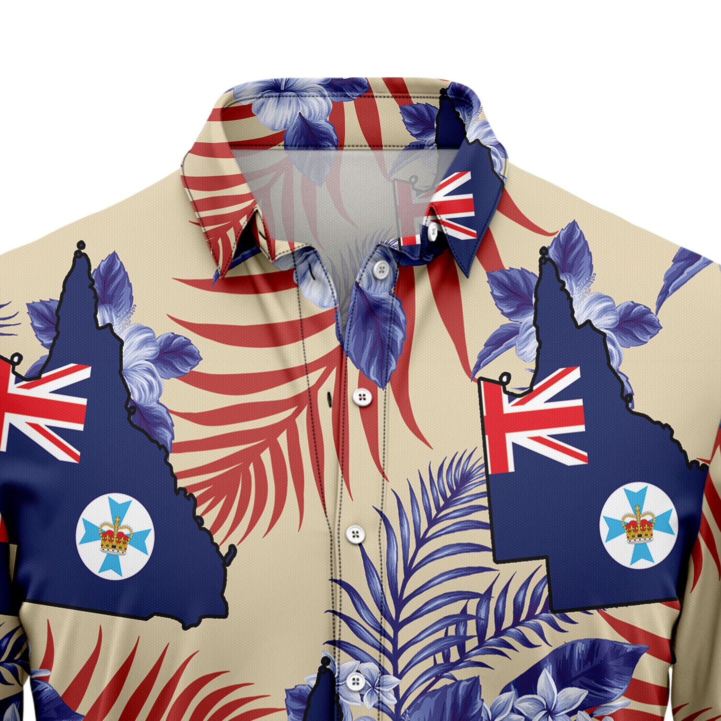Queensland Proud H8923 Hawaiian Shirt