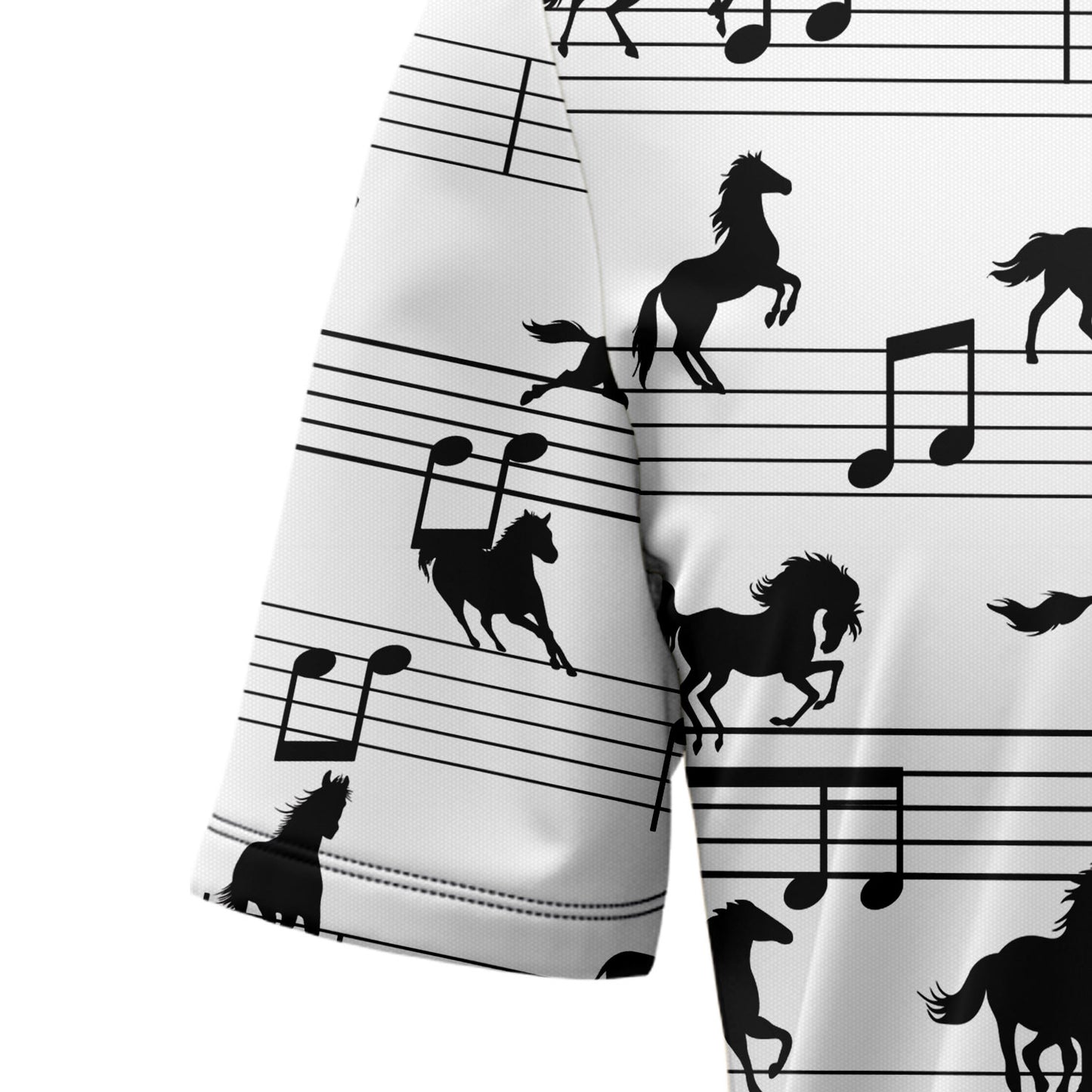Horse Music Notes G5814 Hawaiian Shirt