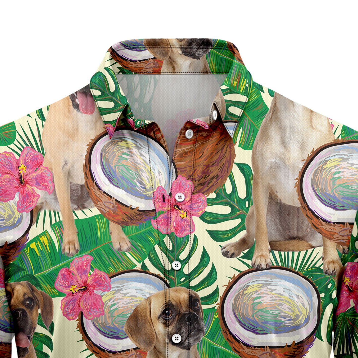Puggle Tropical Coconut  G5731 Hawaiian Shirt
