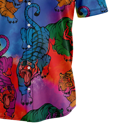 Tiger Colorful T1308 Hawaiian Shirt