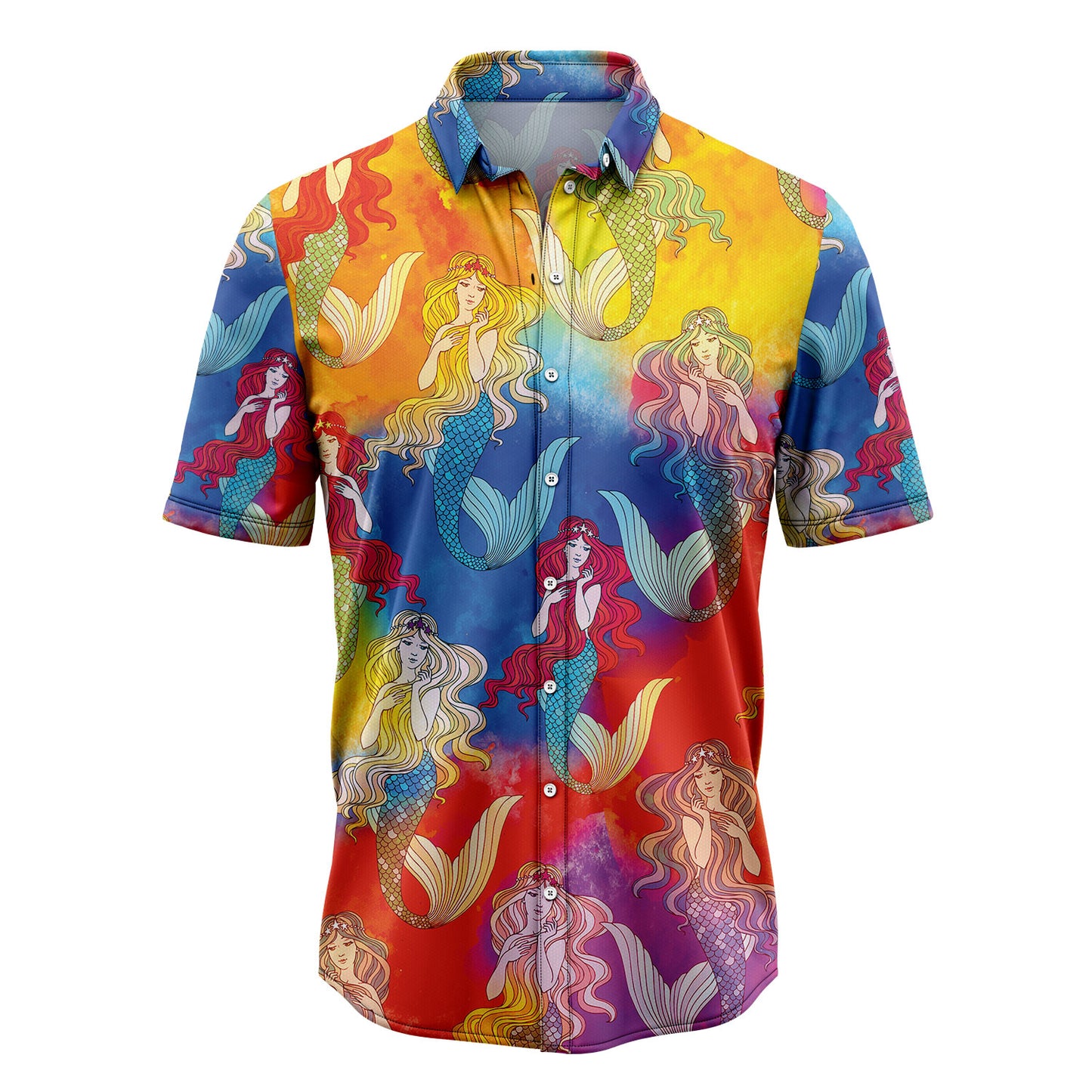 Mermaid Colorful T1308 Hawaiian Shirt