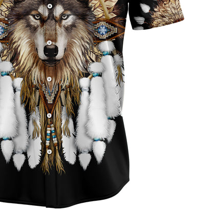 Native Wolf G5813 Hawaiian Shirt