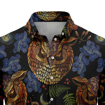 Owl Night H11835 Hawaiian Shirt