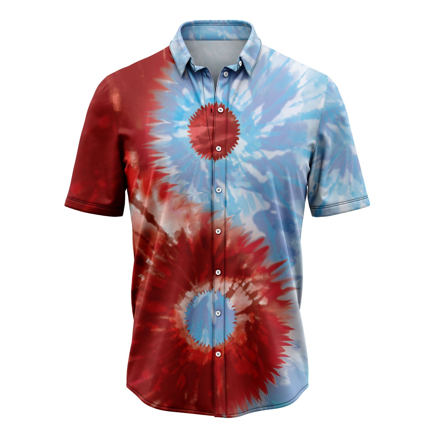 Yin Yang Tie Dye H10812 Hawaiian Shirt