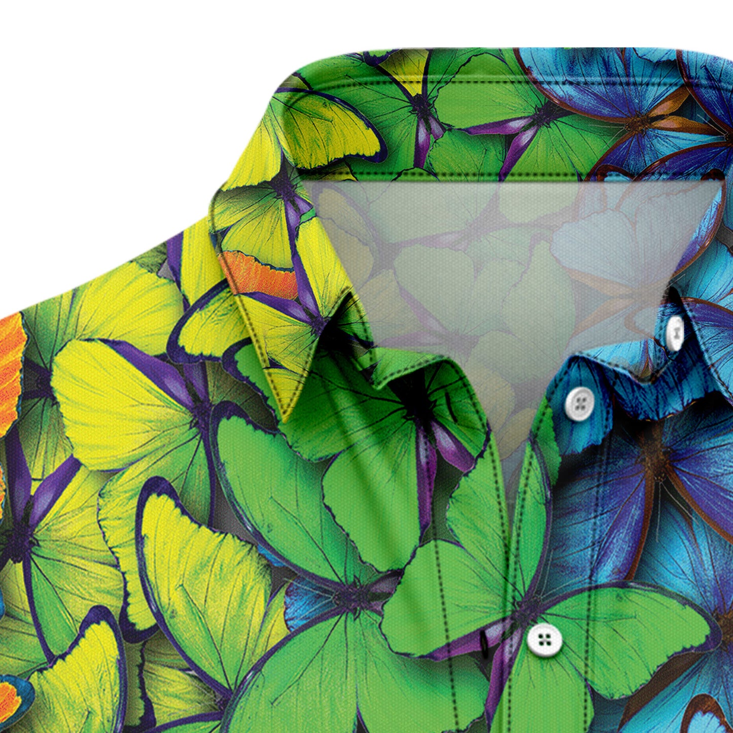 Colorful Rainbow Butterfly H10809 Hawaiian Shirt