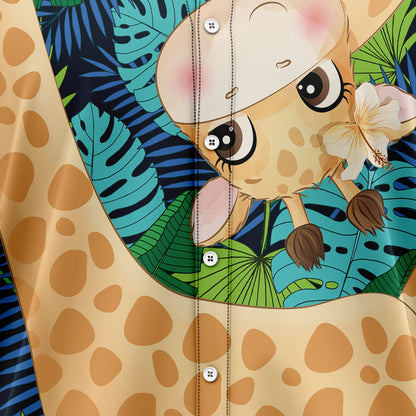 Cute Giraffe H10810 Hawaiian Shirt