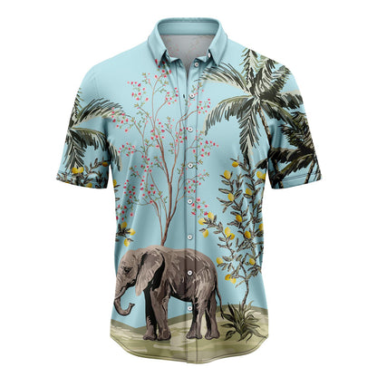 Vintage Tropical Elephant H147016 Hawaiian Shirt