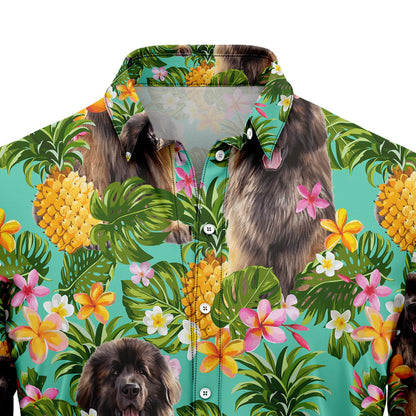 Tropical Pineapple Leonberger H137068 Hawaiian Shirt