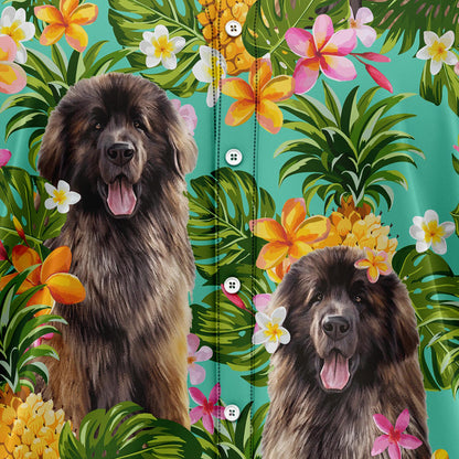 Tropical Pineapple Leonberger H137068 Hawaiian Shirt