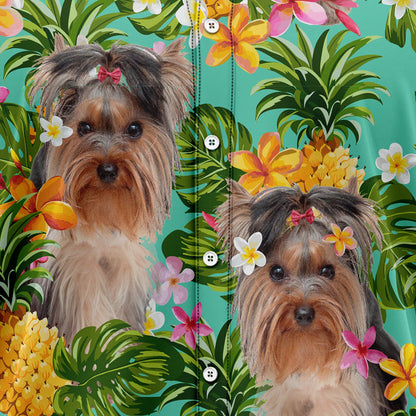 Tropical Pineapple Australian Silky Terrier H137066 Hawaiian Shirt