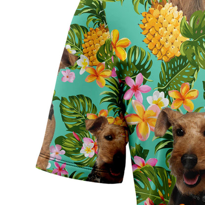 Tropical Pineapple Welsh Terrier H137069 Hawaiian Shirt