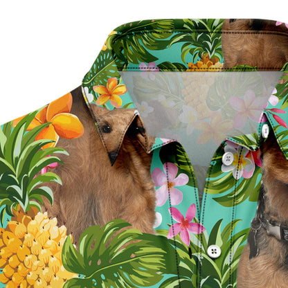 Tropical Pineapple Welsh Terrier H137069 Hawaiian Shirt