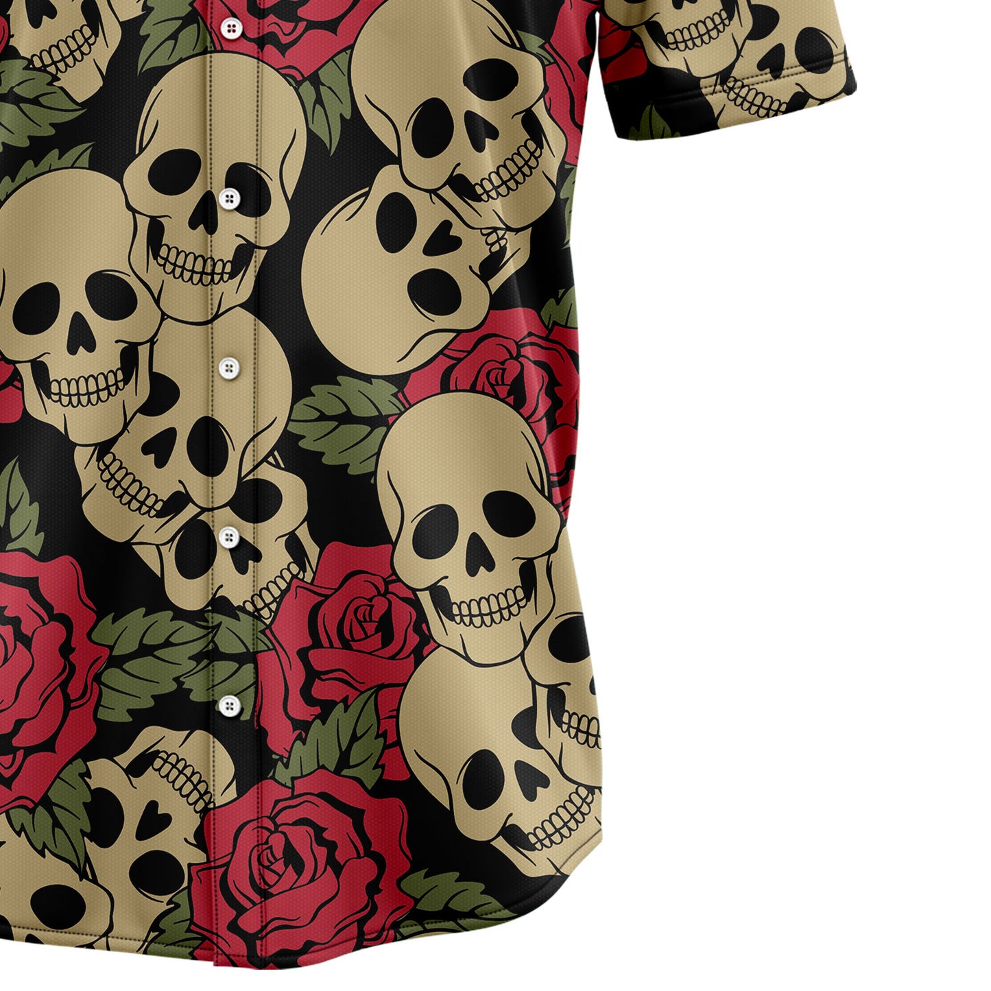 Rose Skull G5810 Hawaiian Shirt
