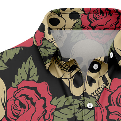 Rose Skull G5810 Hawaiian Shirt