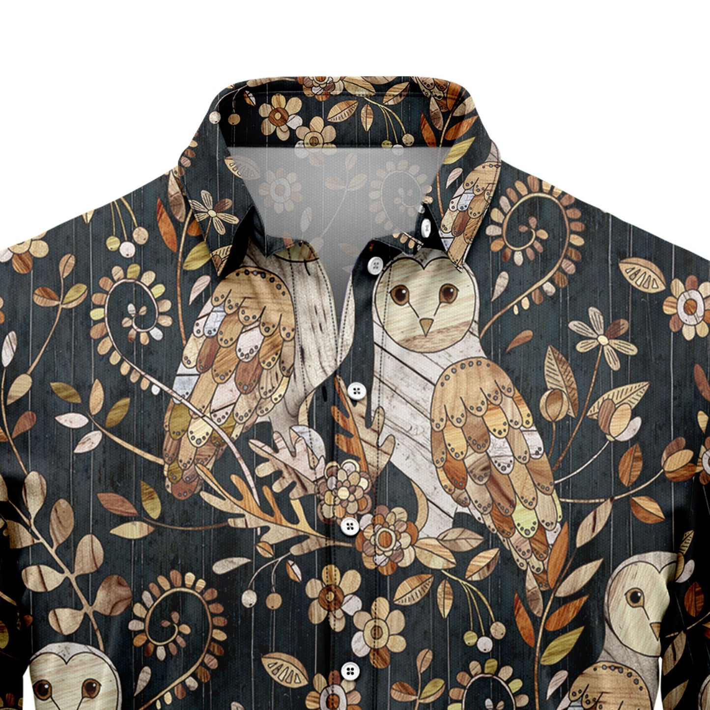 Wonderland Owl G5806 Hawaiian Shirt