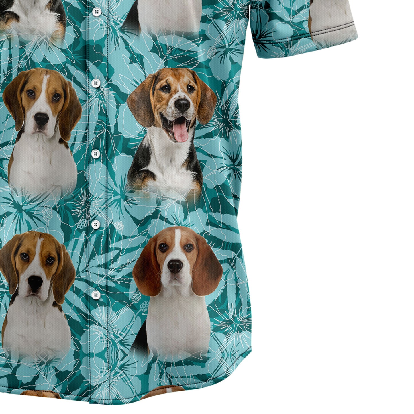 Beagle Summer Vacation G5806 Hawaiian Shirt