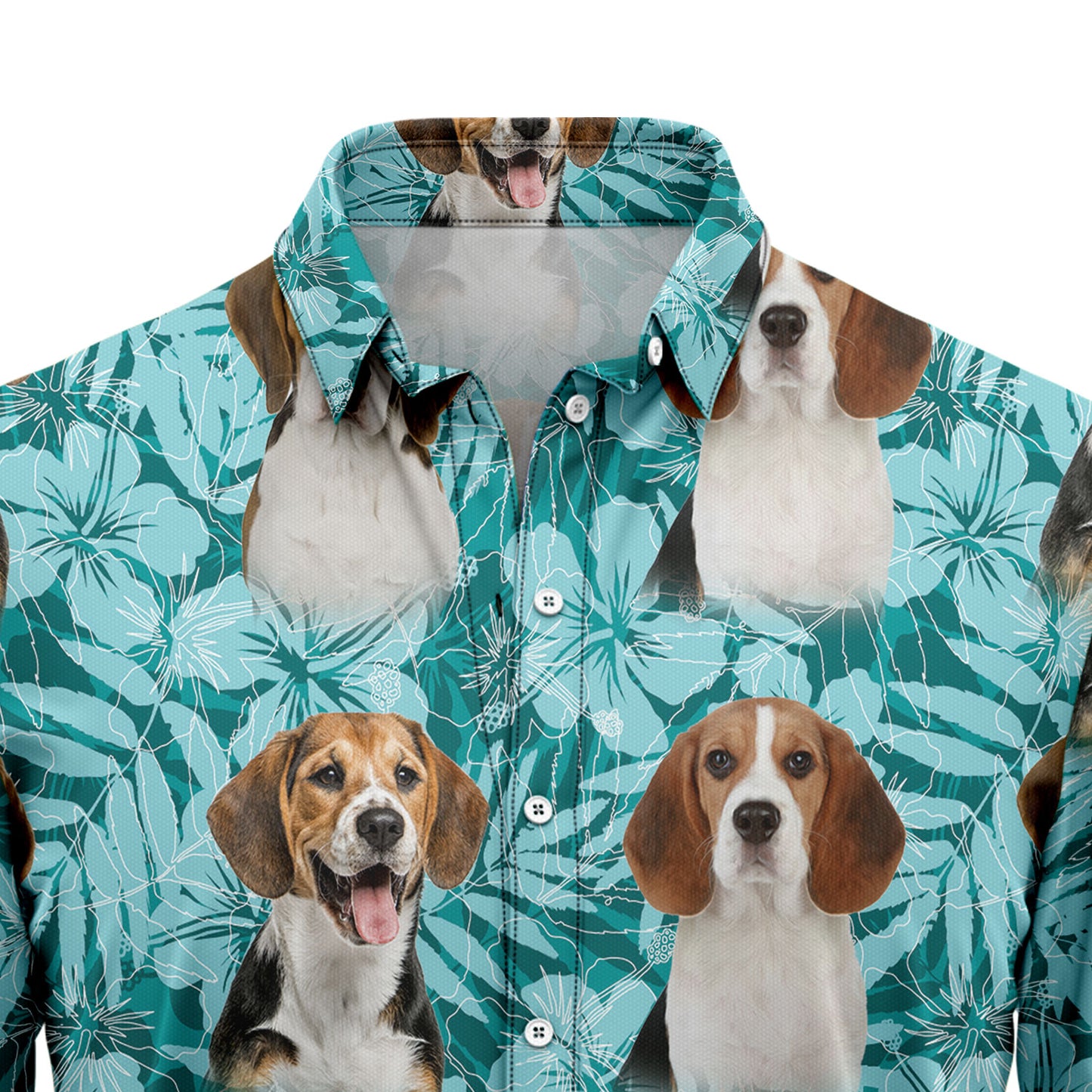 Beagle Summer Vacation G5806 Hawaiian Shirt