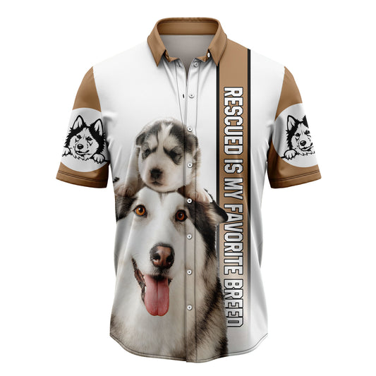 Siberian Husky Is My Favorite Breed G5806 Hawaiian Shirt