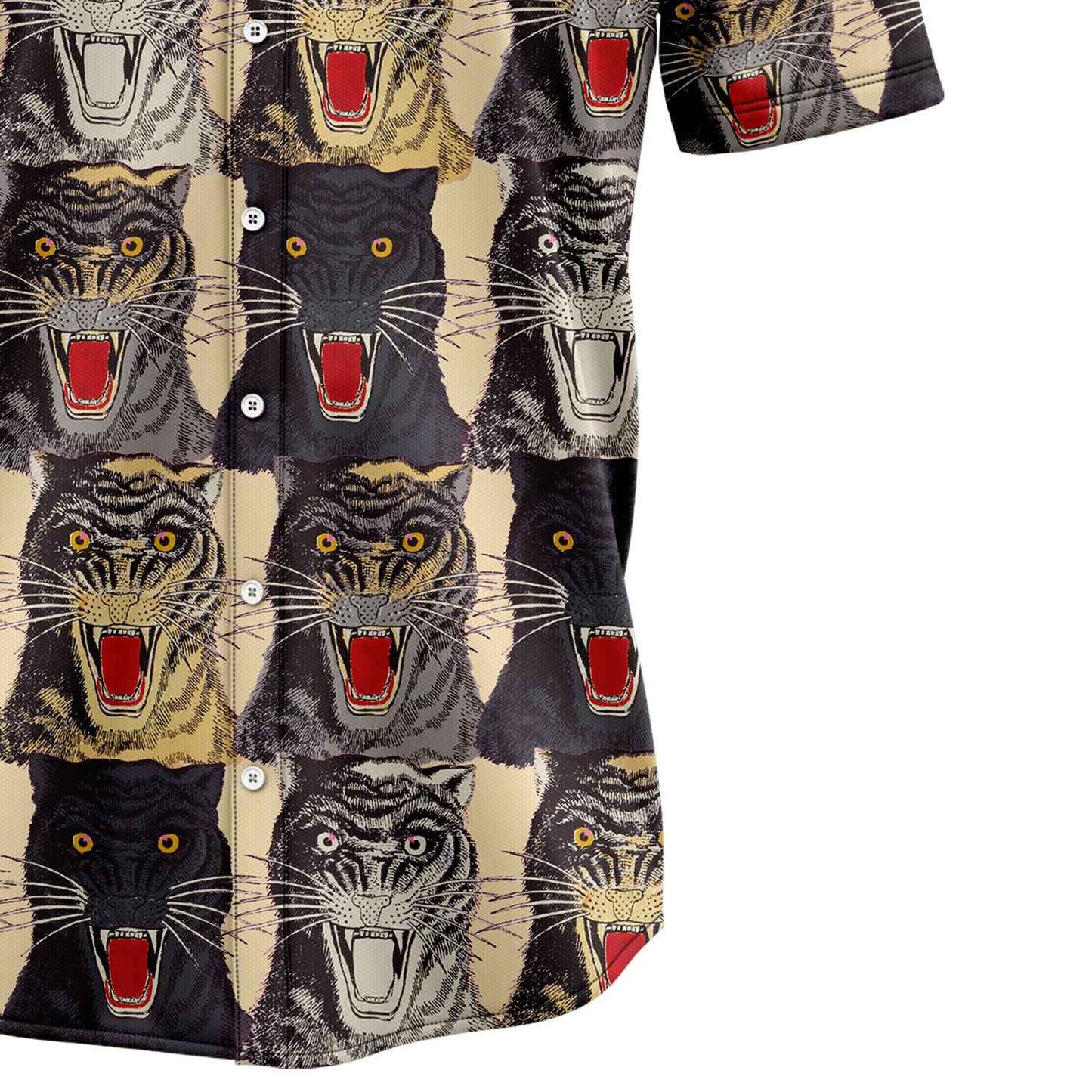 Angry Tiger G5810 Hawaiian Shirt