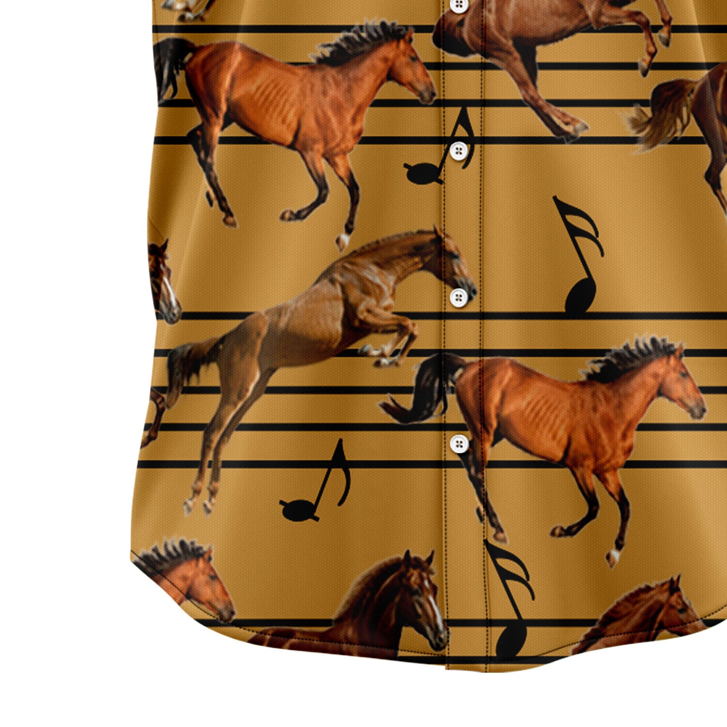 Horse Love Music TG5805 Hawaiian Shirt