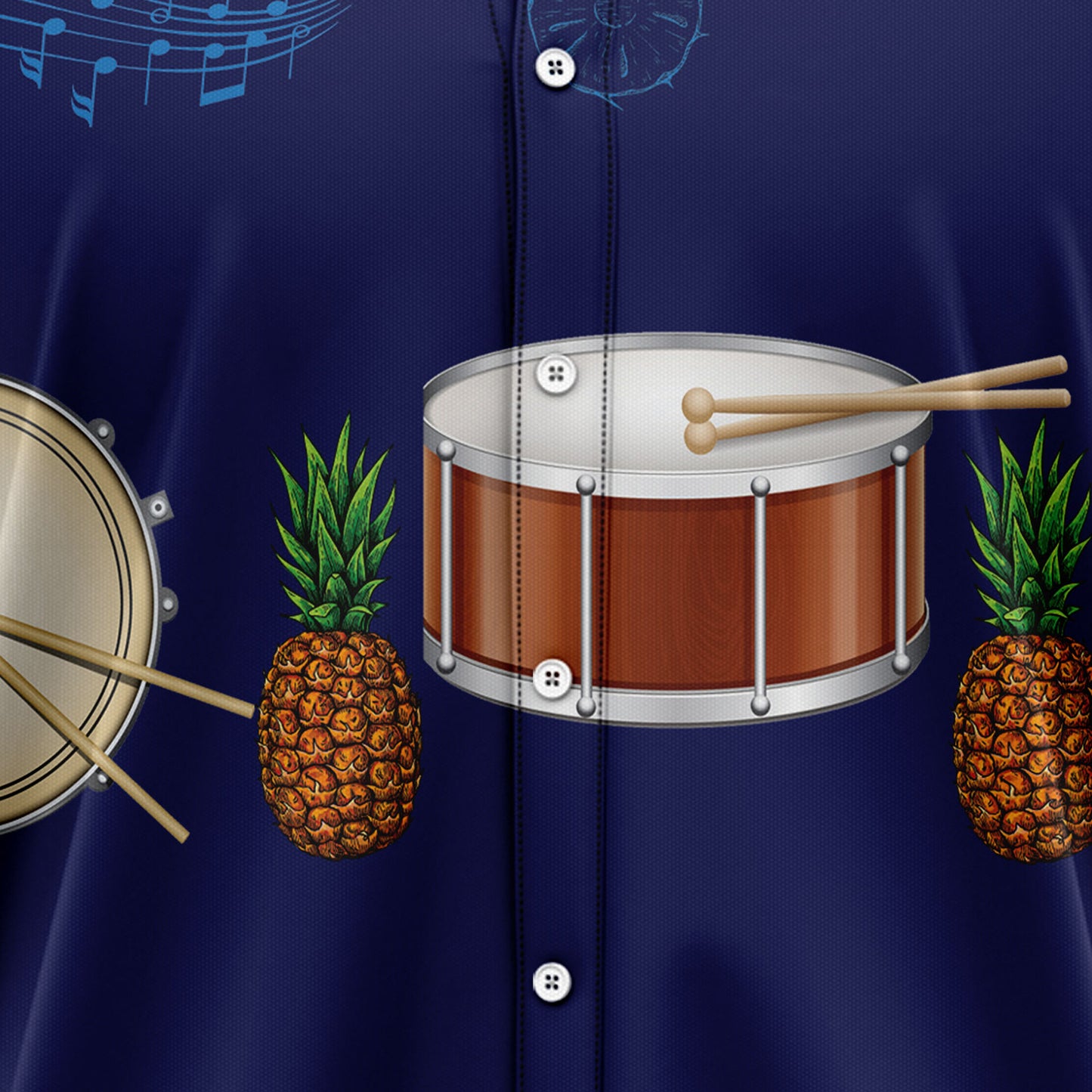 Snare Drum Musical Instrument G5805 Hawaiian Shirt