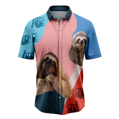 Sloth Lover H7850 Hawaiian Shirt