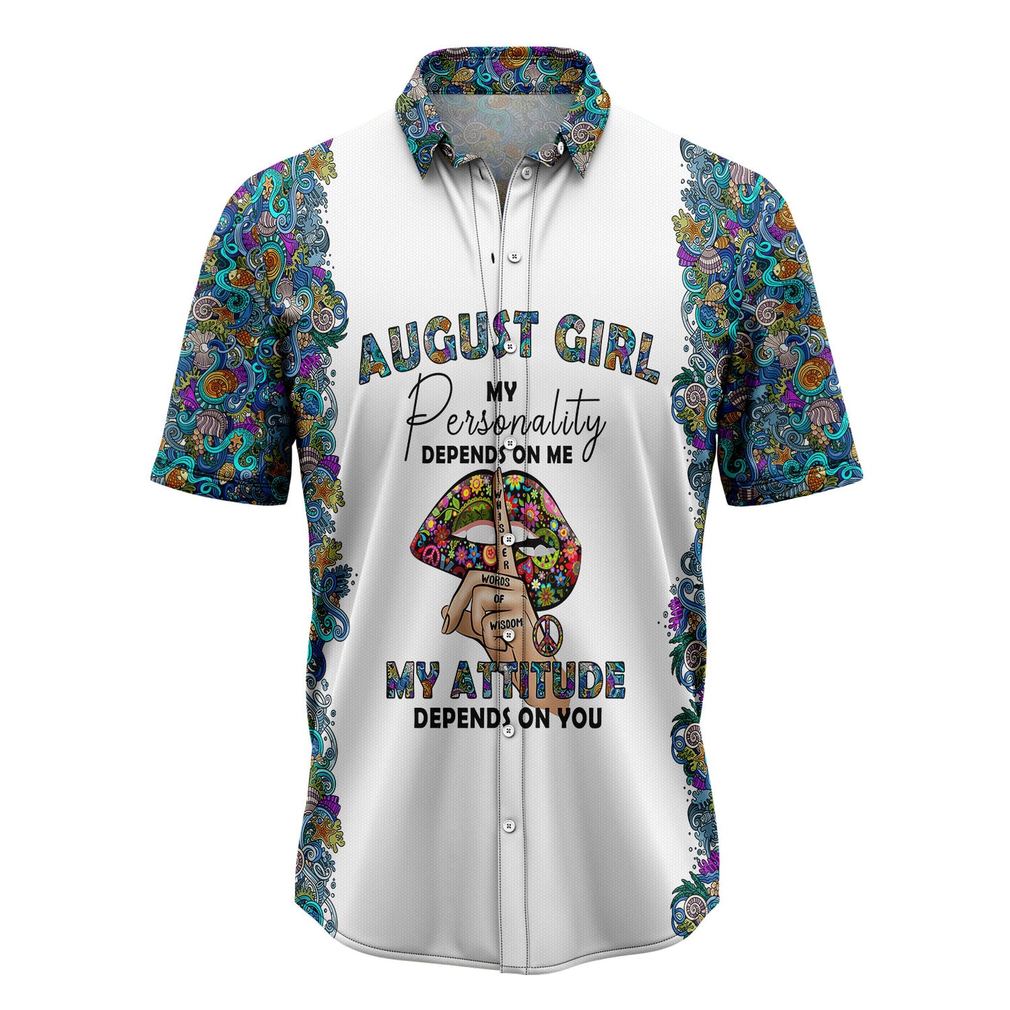 Hippie August Girl TY0508 Hawaiian Shirt