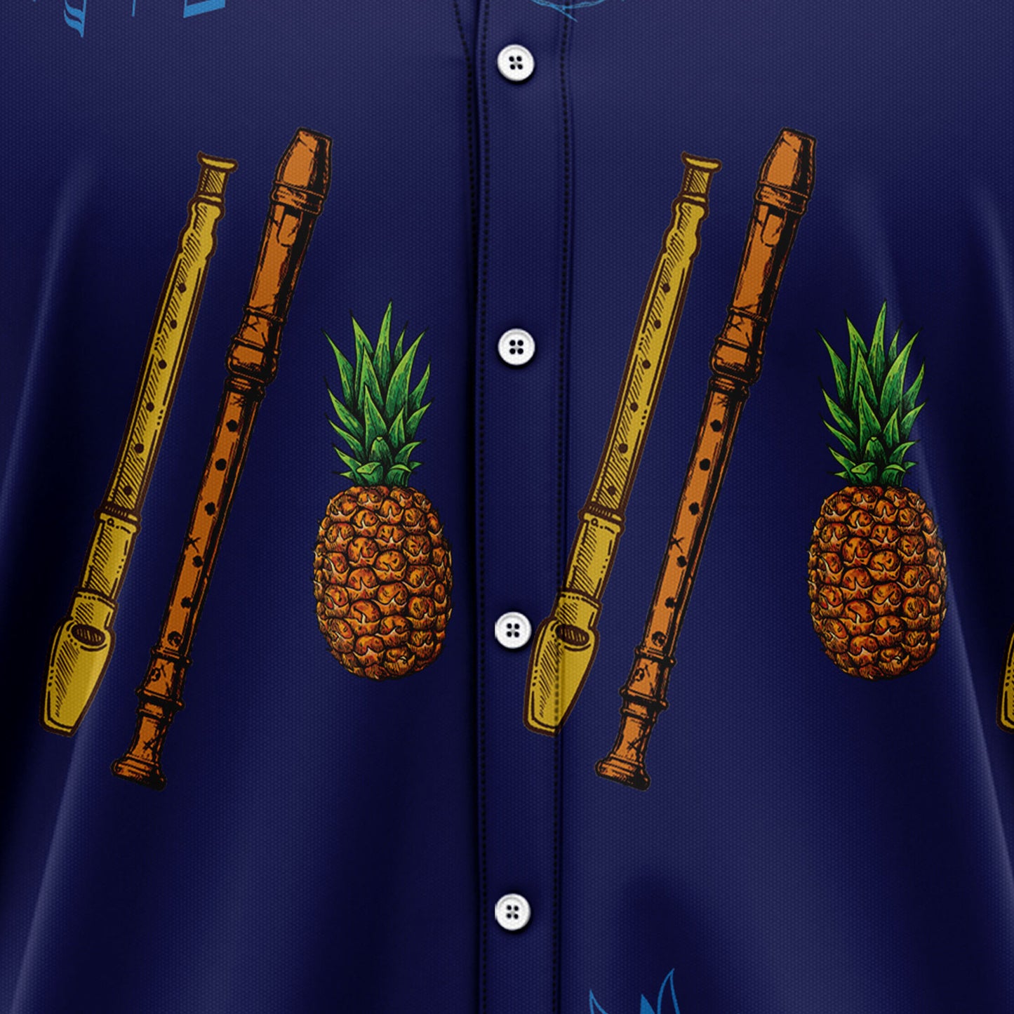 Flute Musical Instrument G5805 Hawaiian Shirt