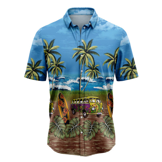 Tropical Hippie Bus H4806 Hawaiian Shirt
