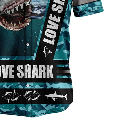 Shark Love TY0408 Hawaiian Shirt