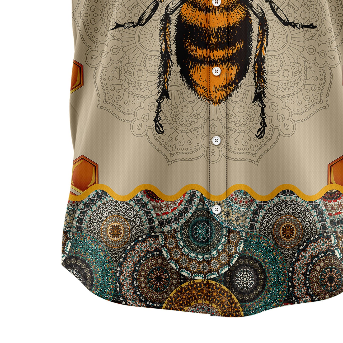 Bee Mandala TY0408 Hawaiian Shirt