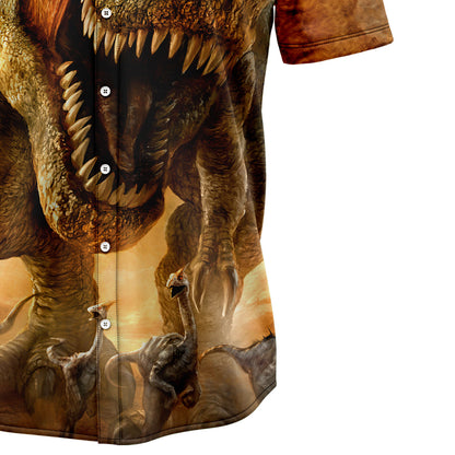 T-rex Hunting TG5804 Hawaiian Shirt