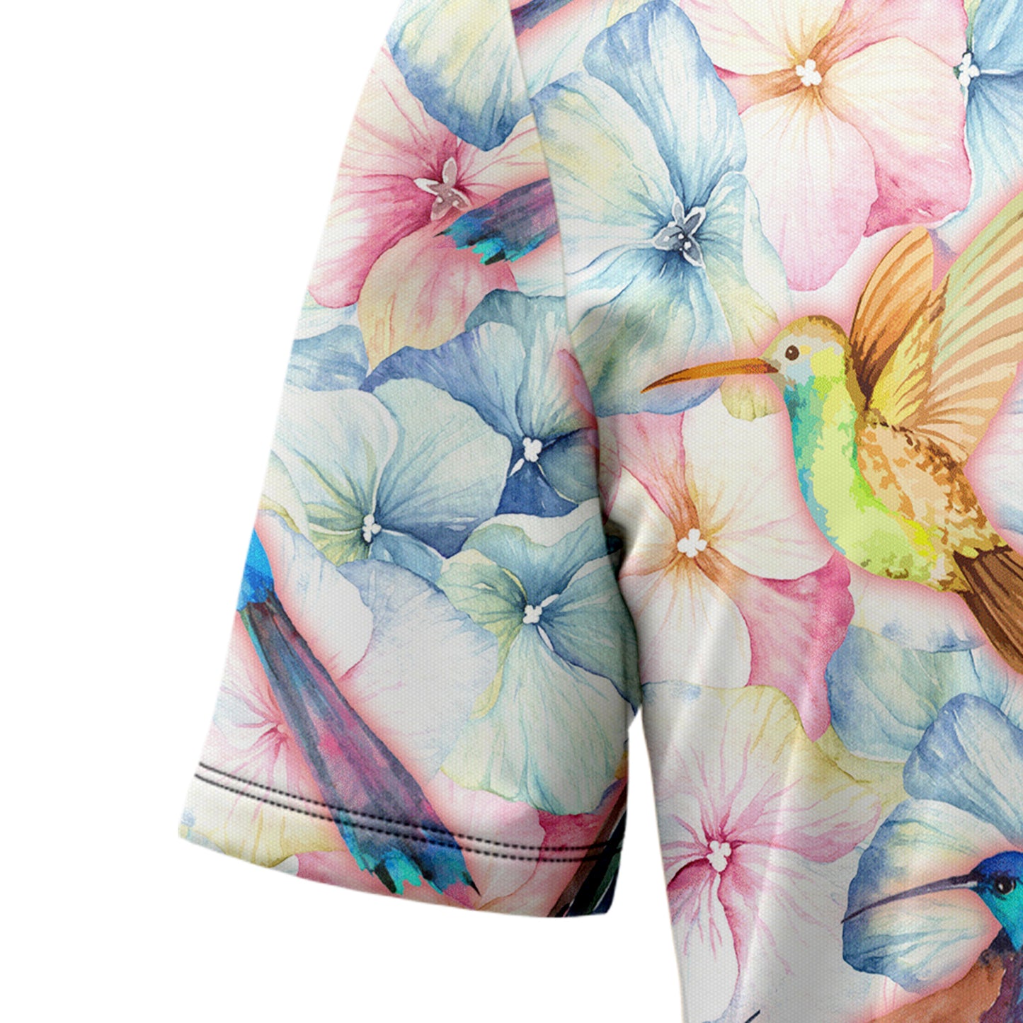 Hummingbird And Vintage Floral H147014 Hawaii Shirt