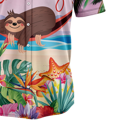 Sloth Chilling T1407 Hawaiian Shirt