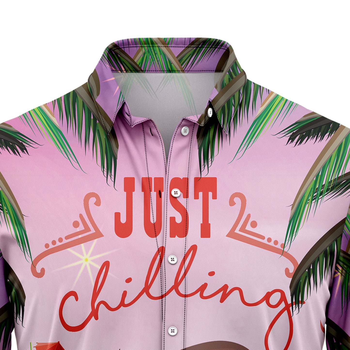 Sloth Chilling T1407 Hawaiian Shirt