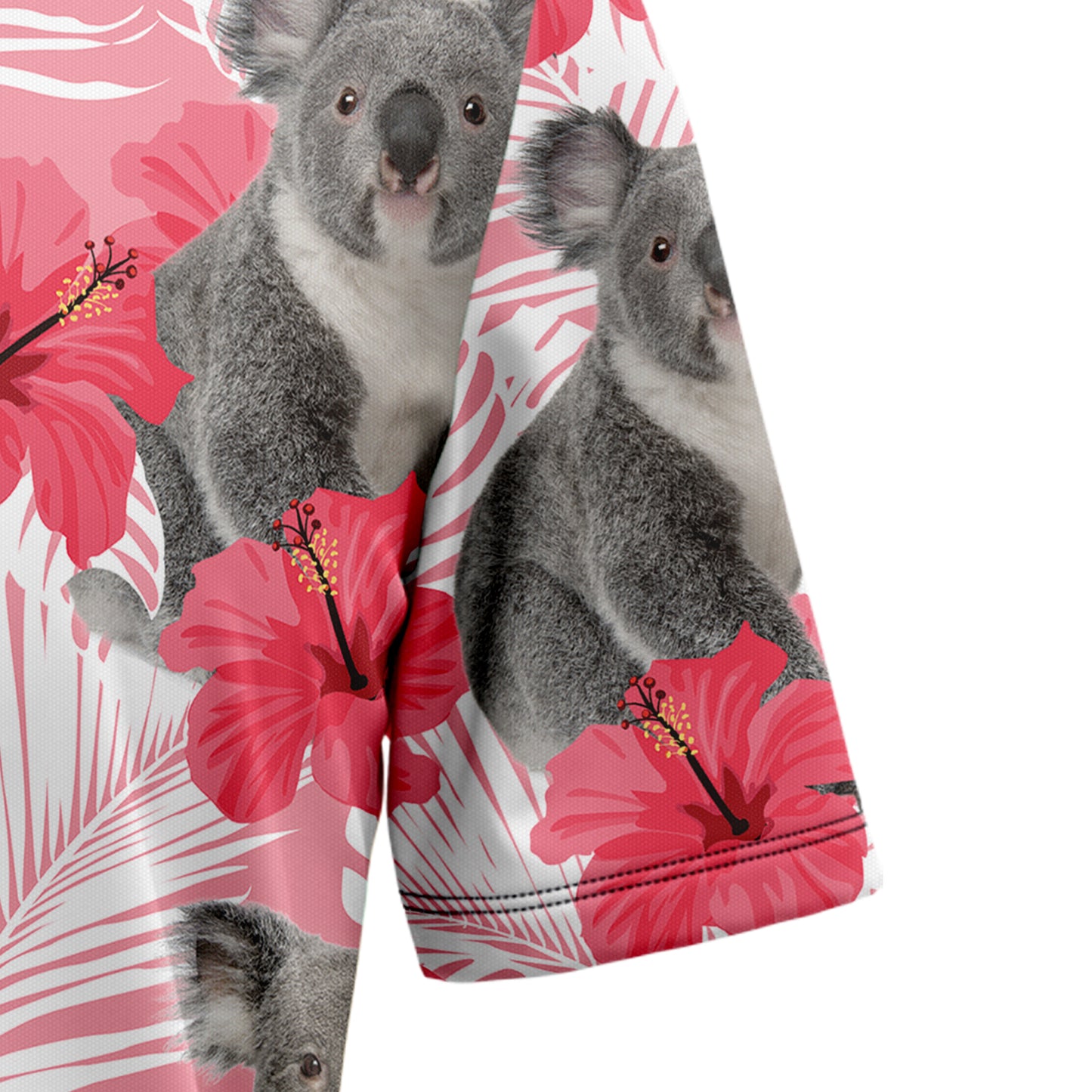 Koala Tropical Flowers Hibiscus H137055 Hawaiian Shirt