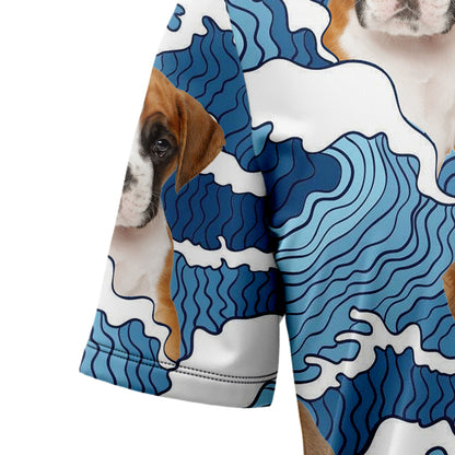 Boxer Wave H3809 Hawaiian Shirt