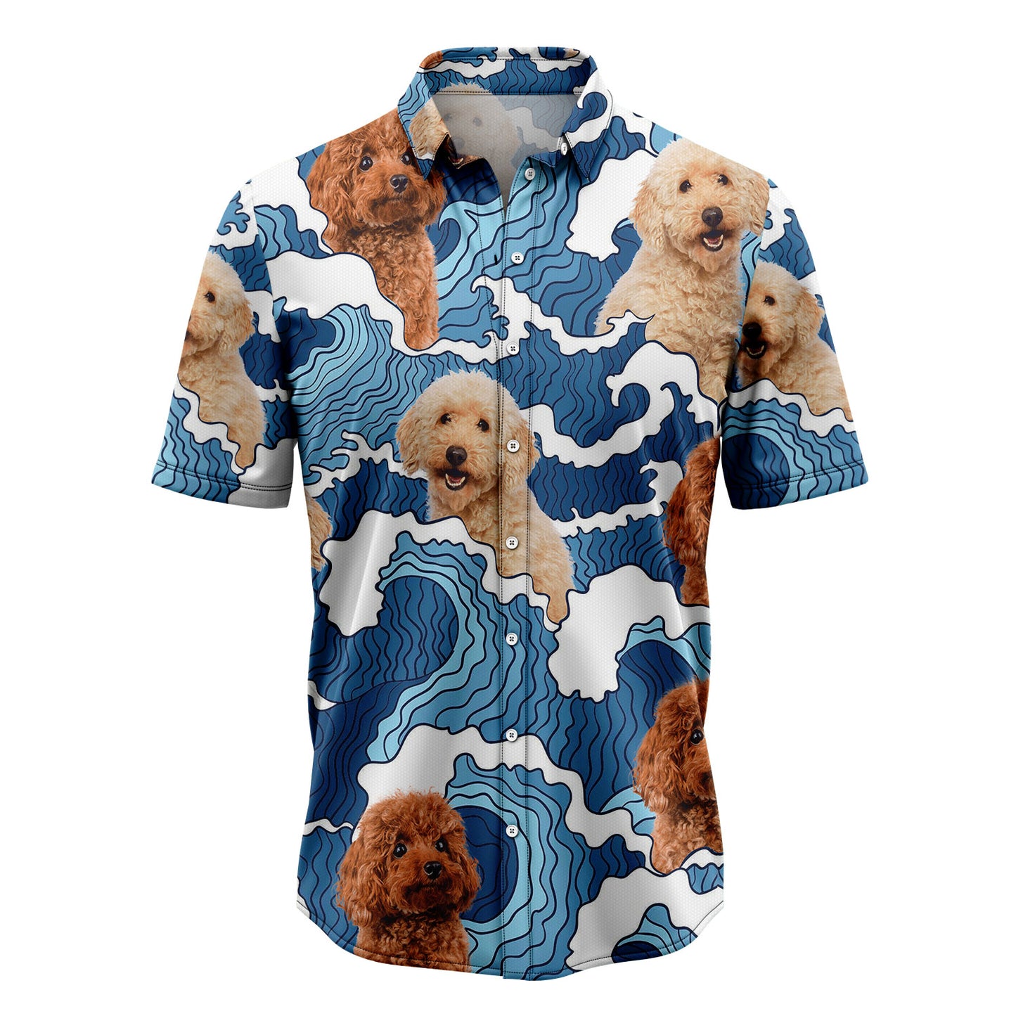 Poodle Wave H3808 Hawaiian Shirt