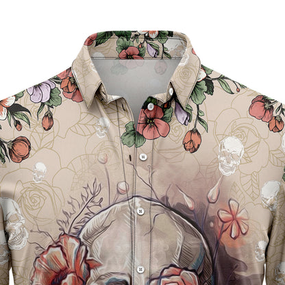 Skull Flower TY0308 Hawaiian Shirt