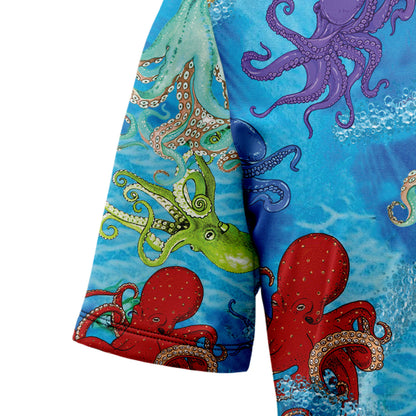 Octopus Ocean T0308 Hawaiian Shirt
