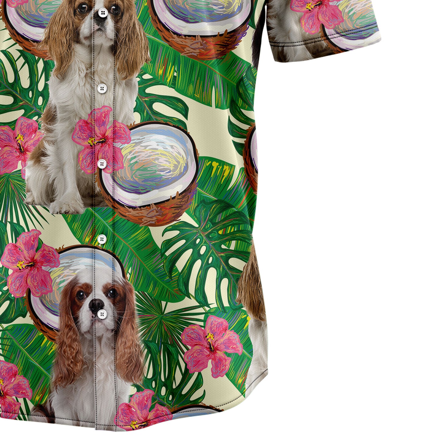 Cavalier King Charles Spaniel Tropical Coconut G5731 Hawaiian Shirt