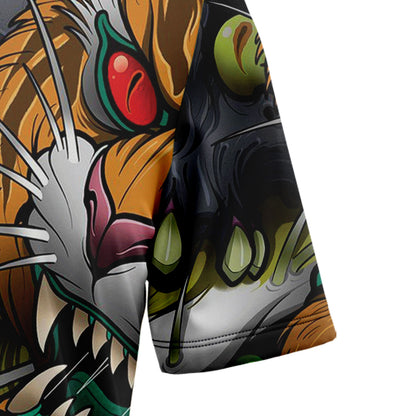 Tigers With Skull G5731 Hawaiian Shirt