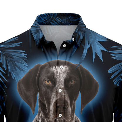 German Shorthaired Pointer Only Bite Stupid People H3825 Hawaiian Shirt