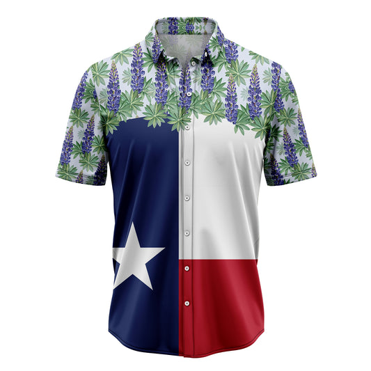 Texas Bluebonnet Flag H137031 Hawaiian Shirt