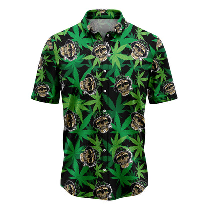 Skull Weed H137011 Hawaiian Shirt